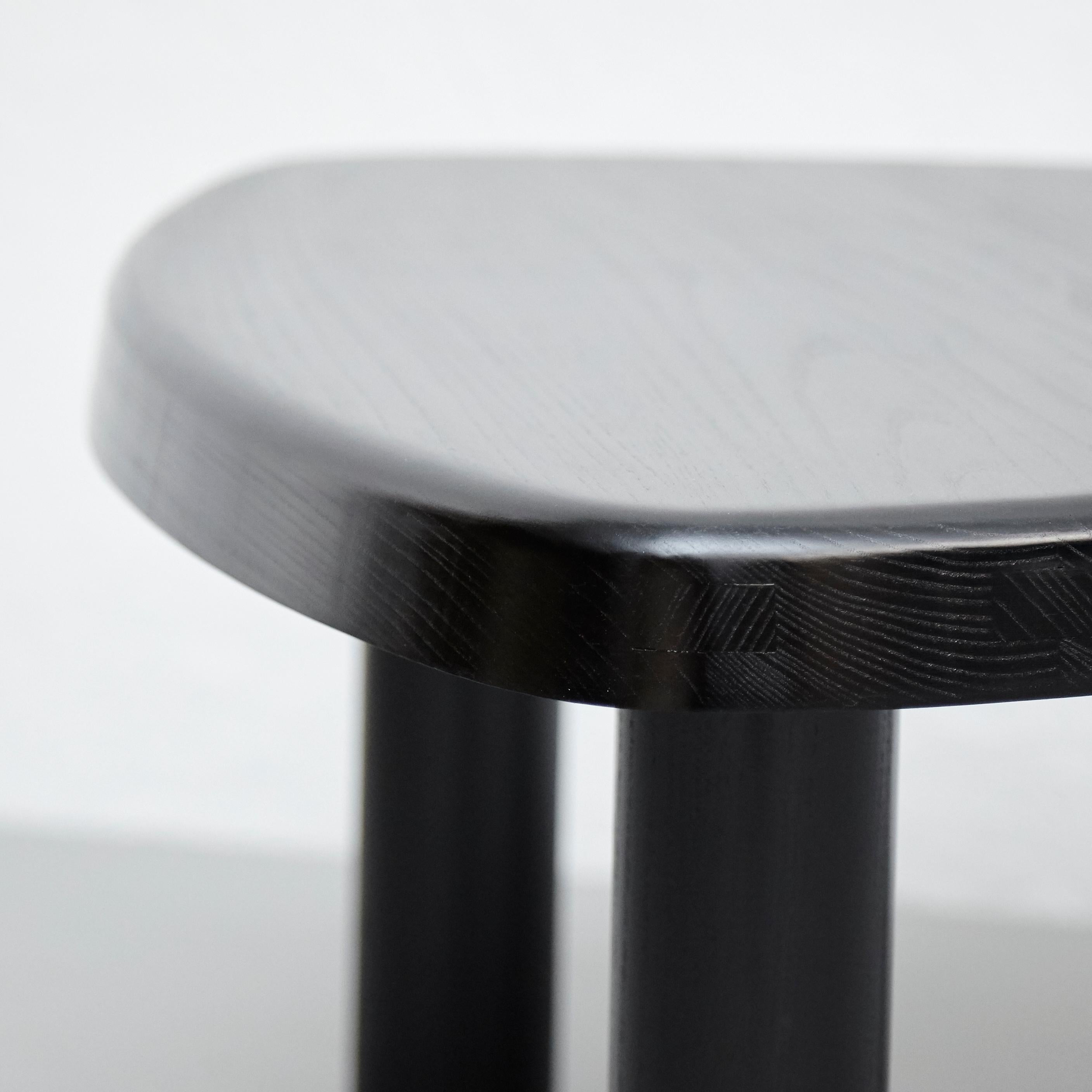 Pierre Chapo Special Black Wood Edition T23 Side Table 4