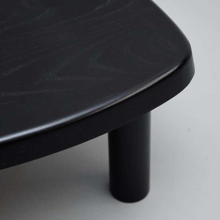 Pierre Chapo Special Black Wood Edition T23 Side Table For Sale 4
