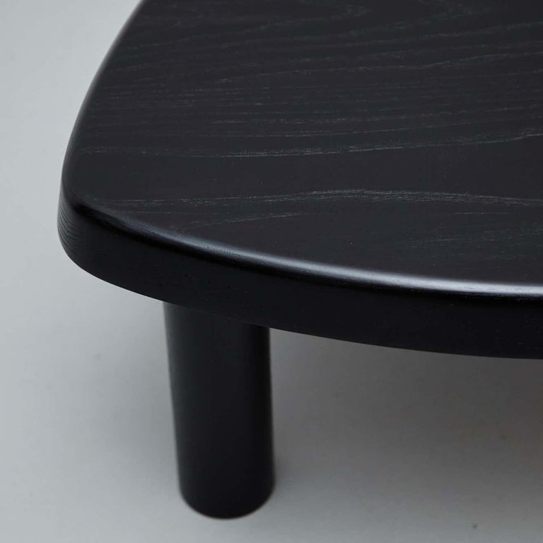 Pierre Chapo Special Black Wood Edition T23 Side Table For Sale 5