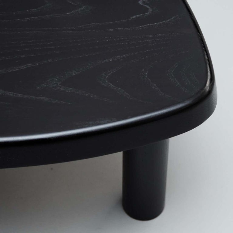 Pierre Chapo Special Black Wood Edition T23 Side Table For Sale 8
