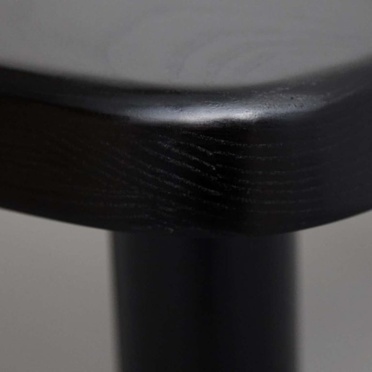 Pierre Chapo Special Black Wood Edition T23 Side Table For Sale 9