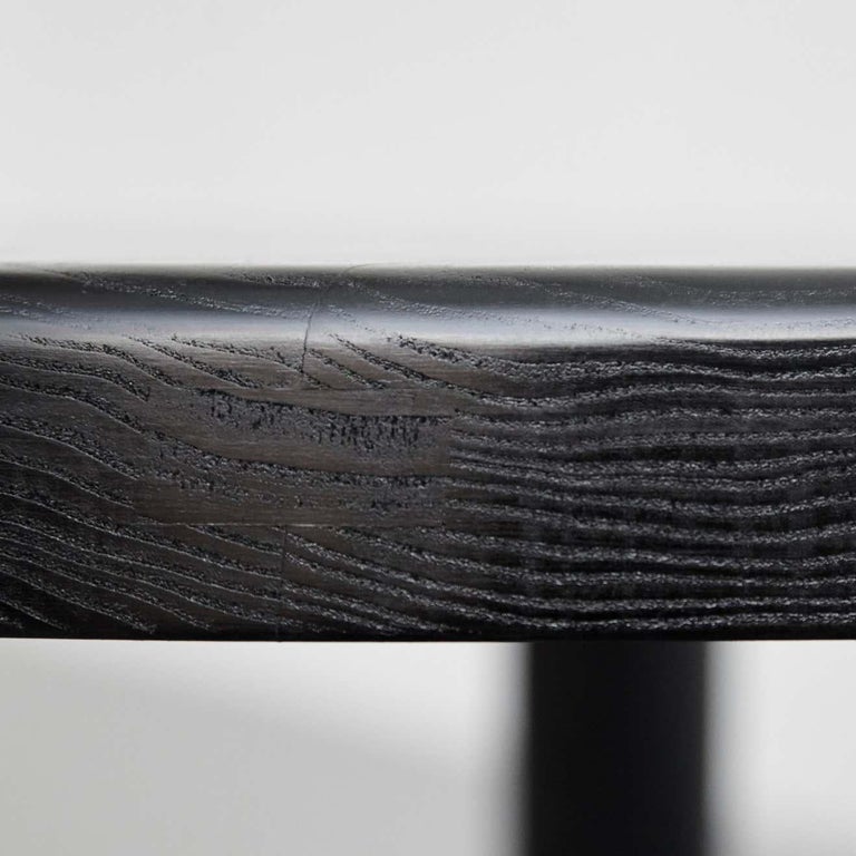 Pierre Chapo Special Black Wood Edition T23 Side Table For Sale 11