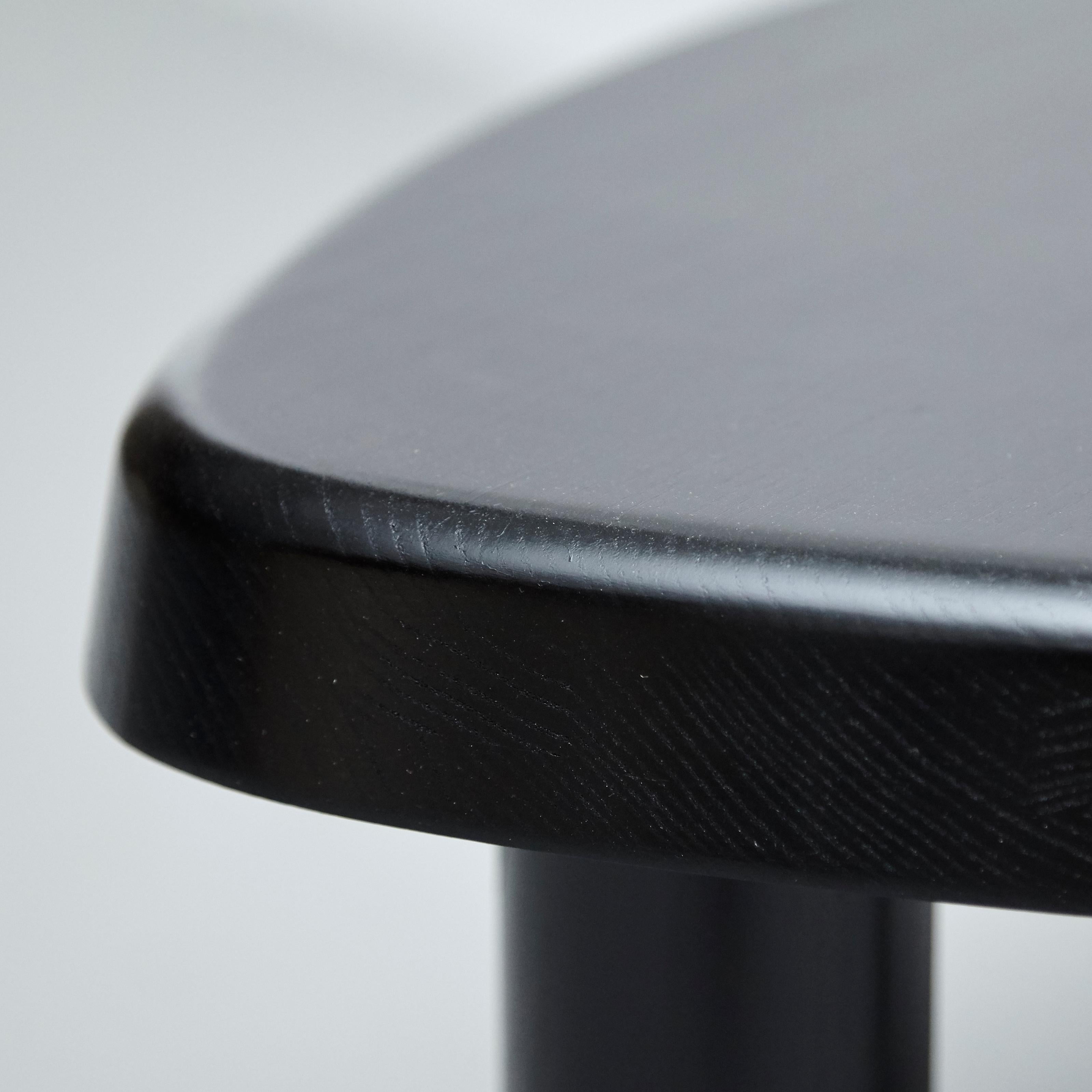Contemporary Pierre Chapo Special Black Wood Edition T23 Side Table