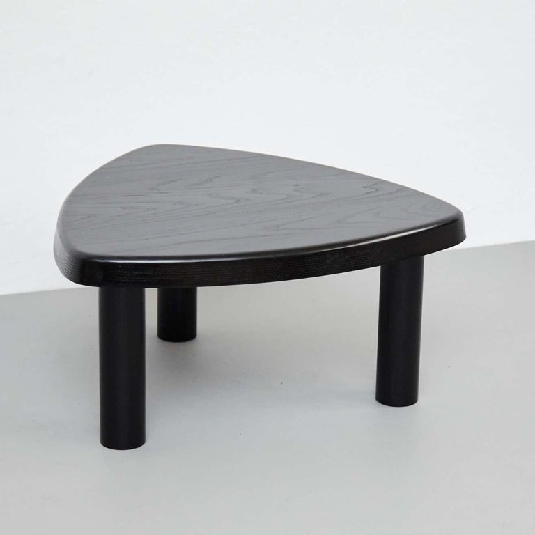 Pierre Chapo Special Black Wood Edition T23 Side Table For Sale 1