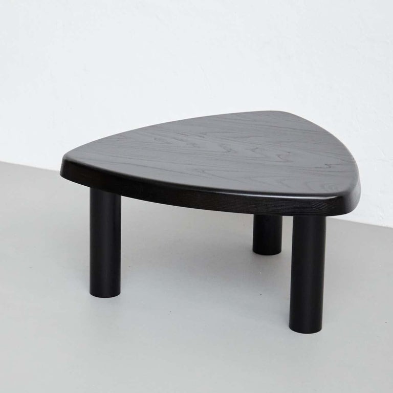 Pierre Chapo Special Black Wood Edition T23 Side Table For Sale 2