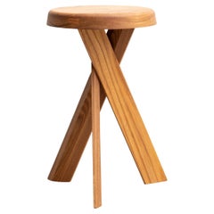 Pierre Chapo Stool S31A Solid Elmwood