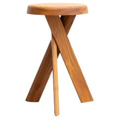 Pierre Chapo Stool S31A Solid Elmwood