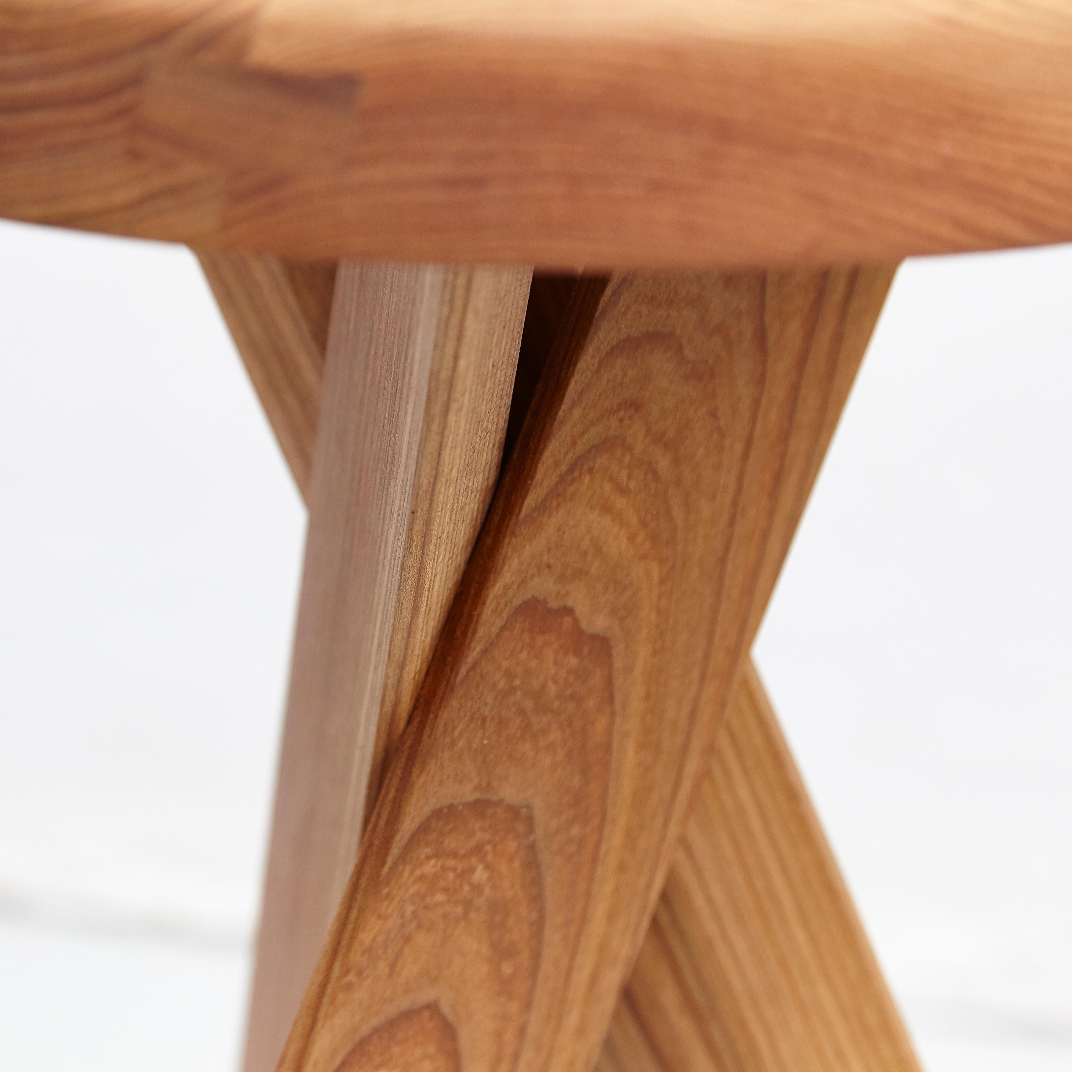 Pierre Chapo Stool S31B Elm Wood 2