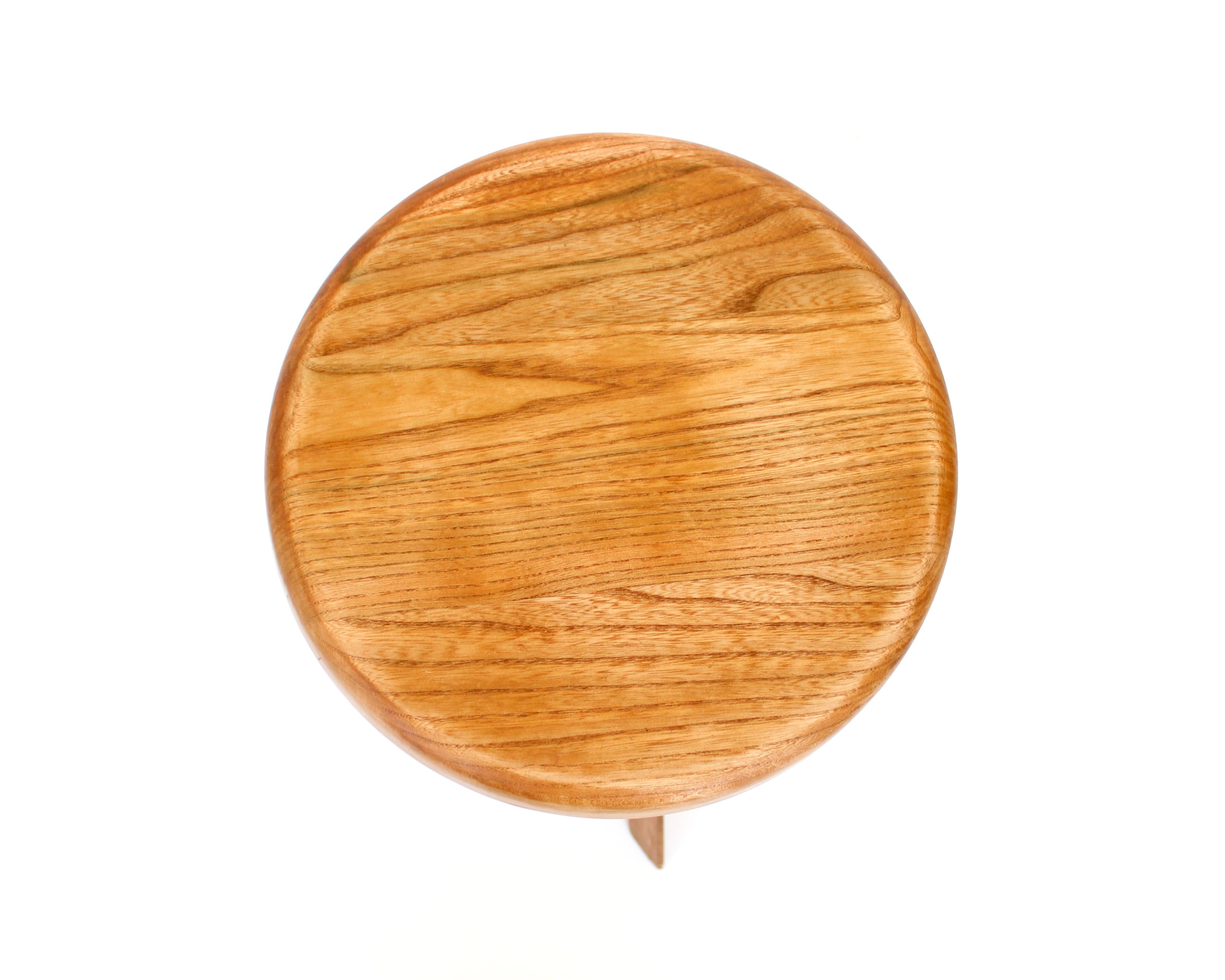 Pierre Chapo Stools Tabourets Pair S31 Elm France c1974 Vintage For Sale 6