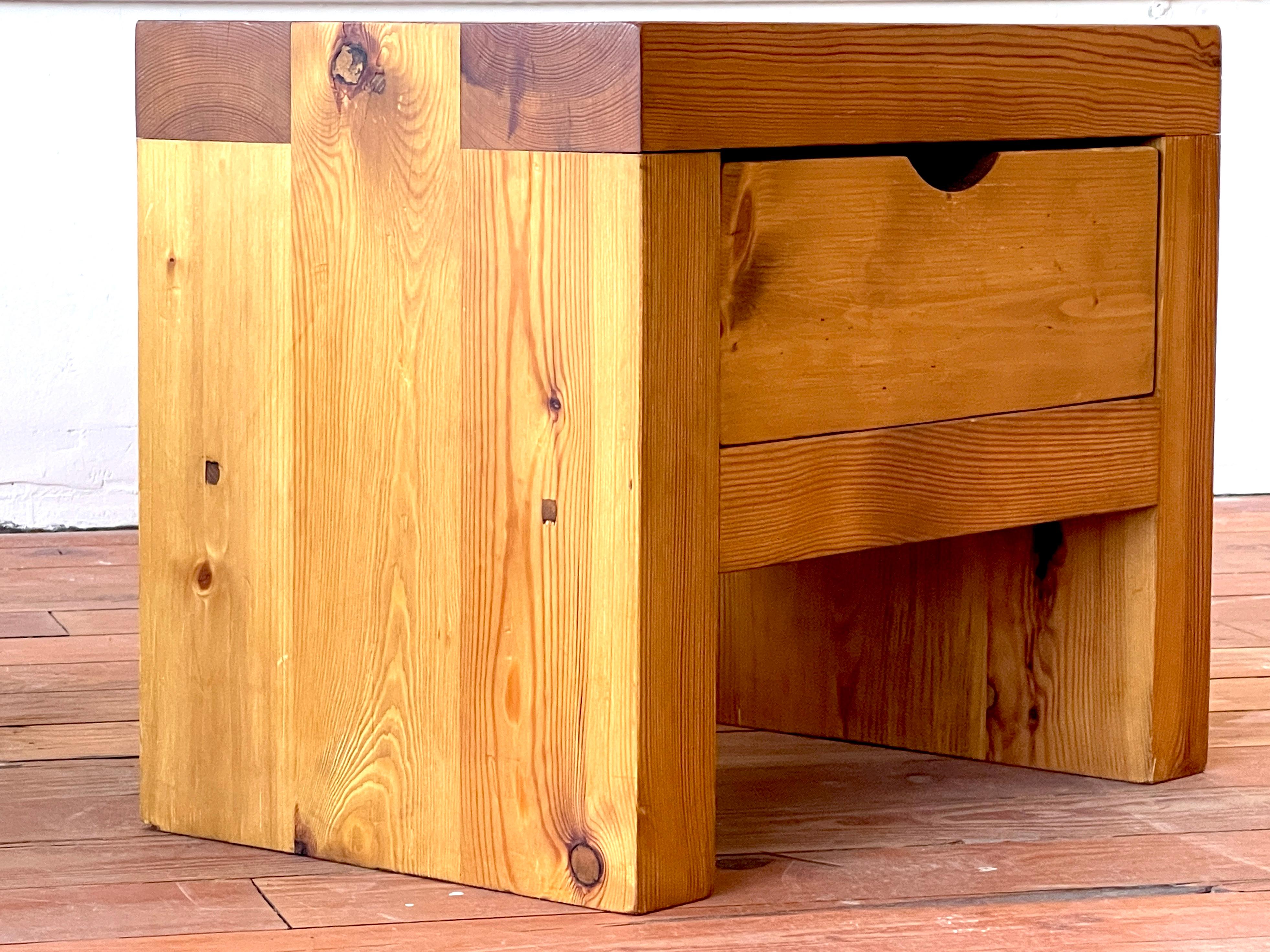 Elm Pierre Chapo Style Nightstands