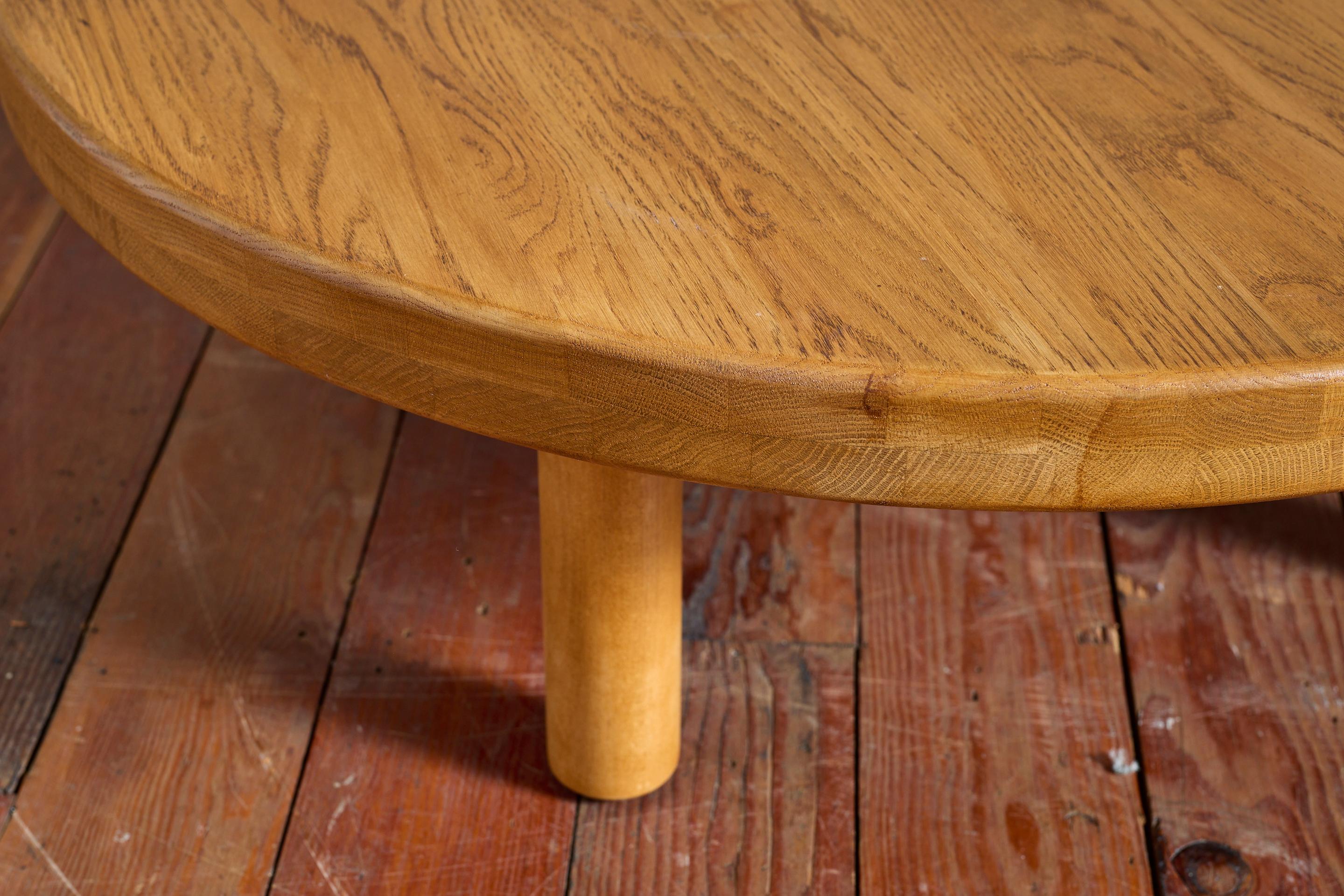 Pierre Chapo Style Oak Couchtisch im Angebot 5