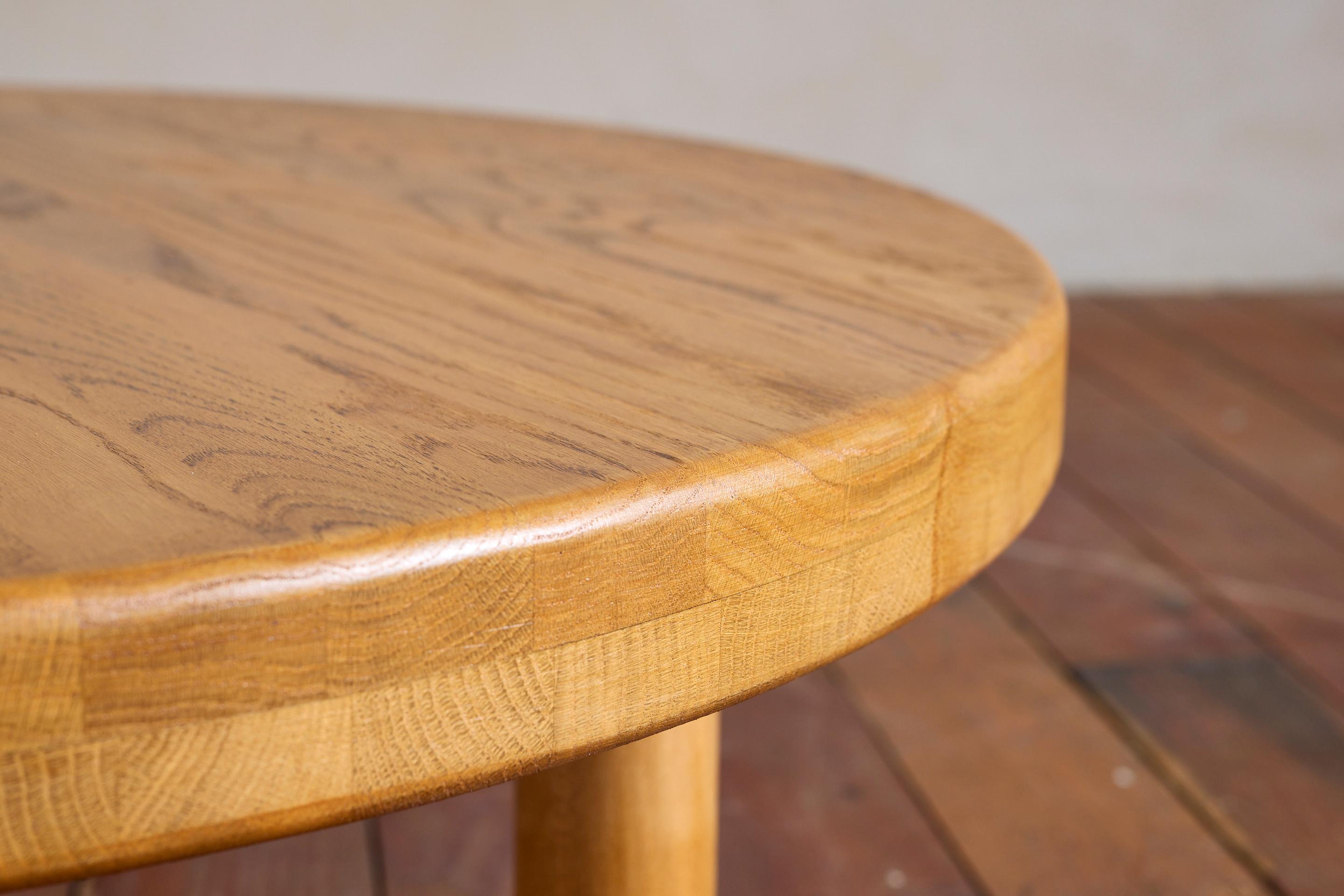 Pierre Chapo Style Oak Couchtisch im Angebot 9