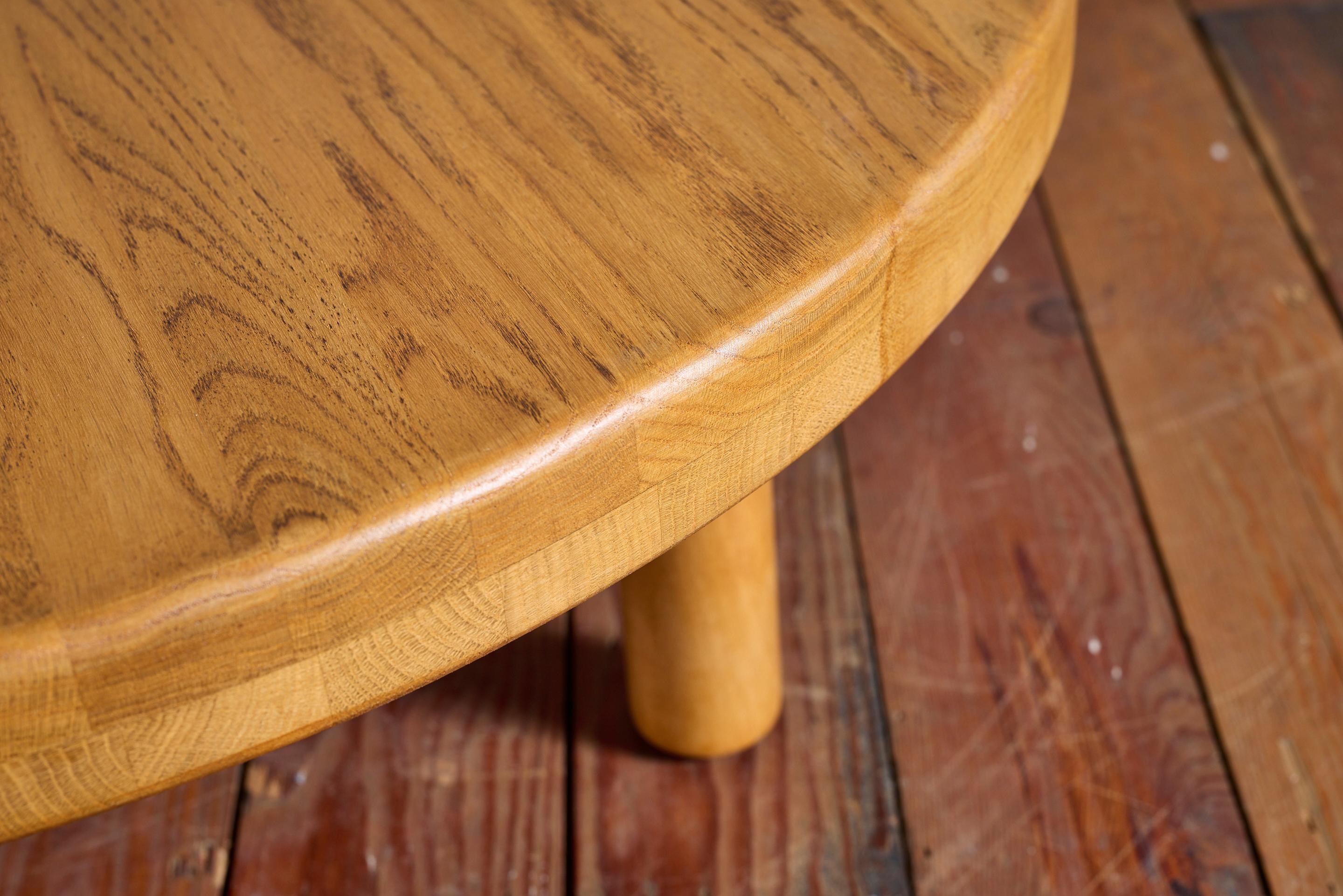 Pierre Chapo Style Oak Couchtisch im Angebot 10