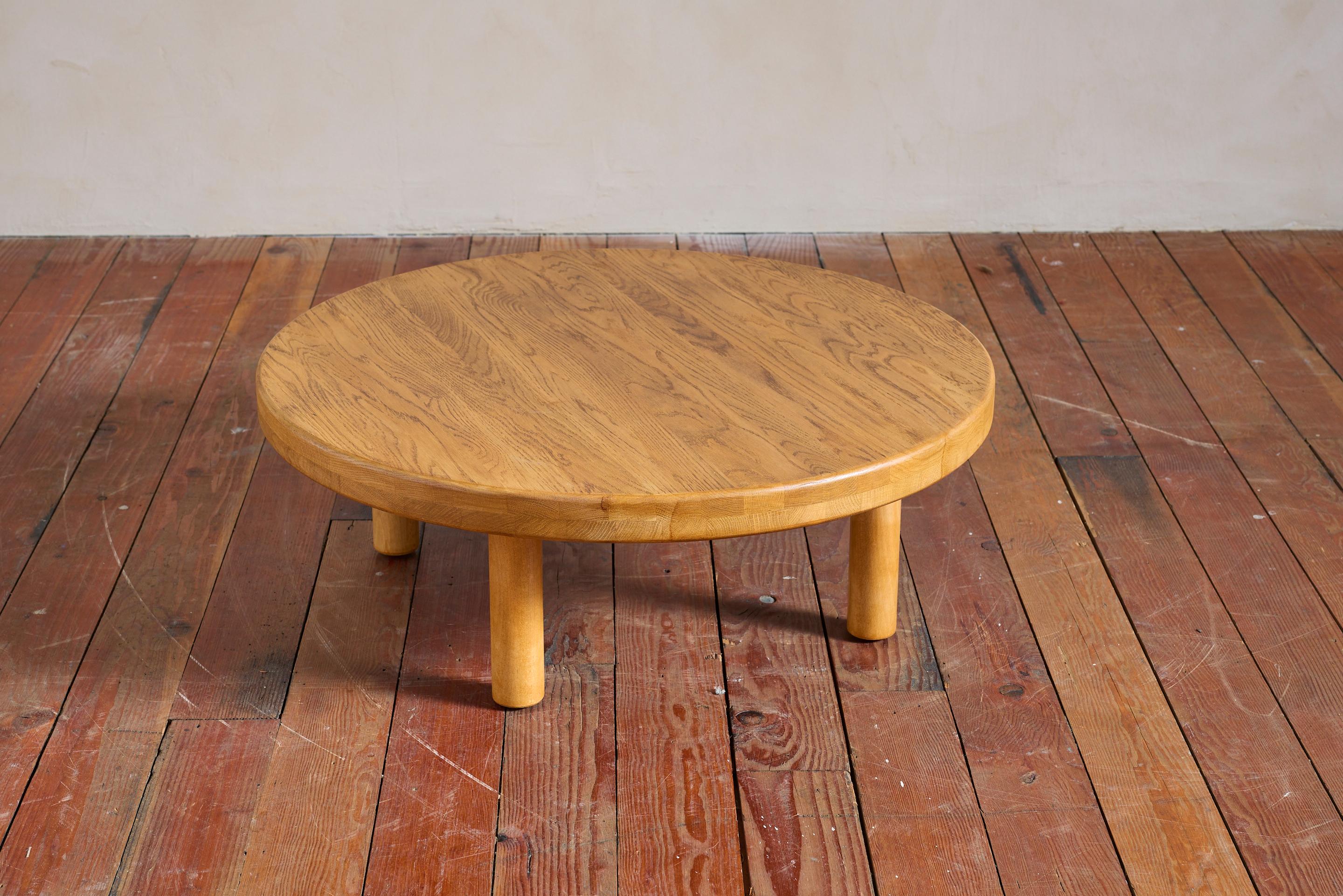 Pierre Chapo Style Oak Couchtisch im Angebot 12