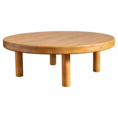 Pierre Chapo Style Oak Coffee Table