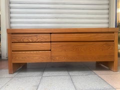 Pierre Chapo Superbe et rare R14 Enfilade Orme massif