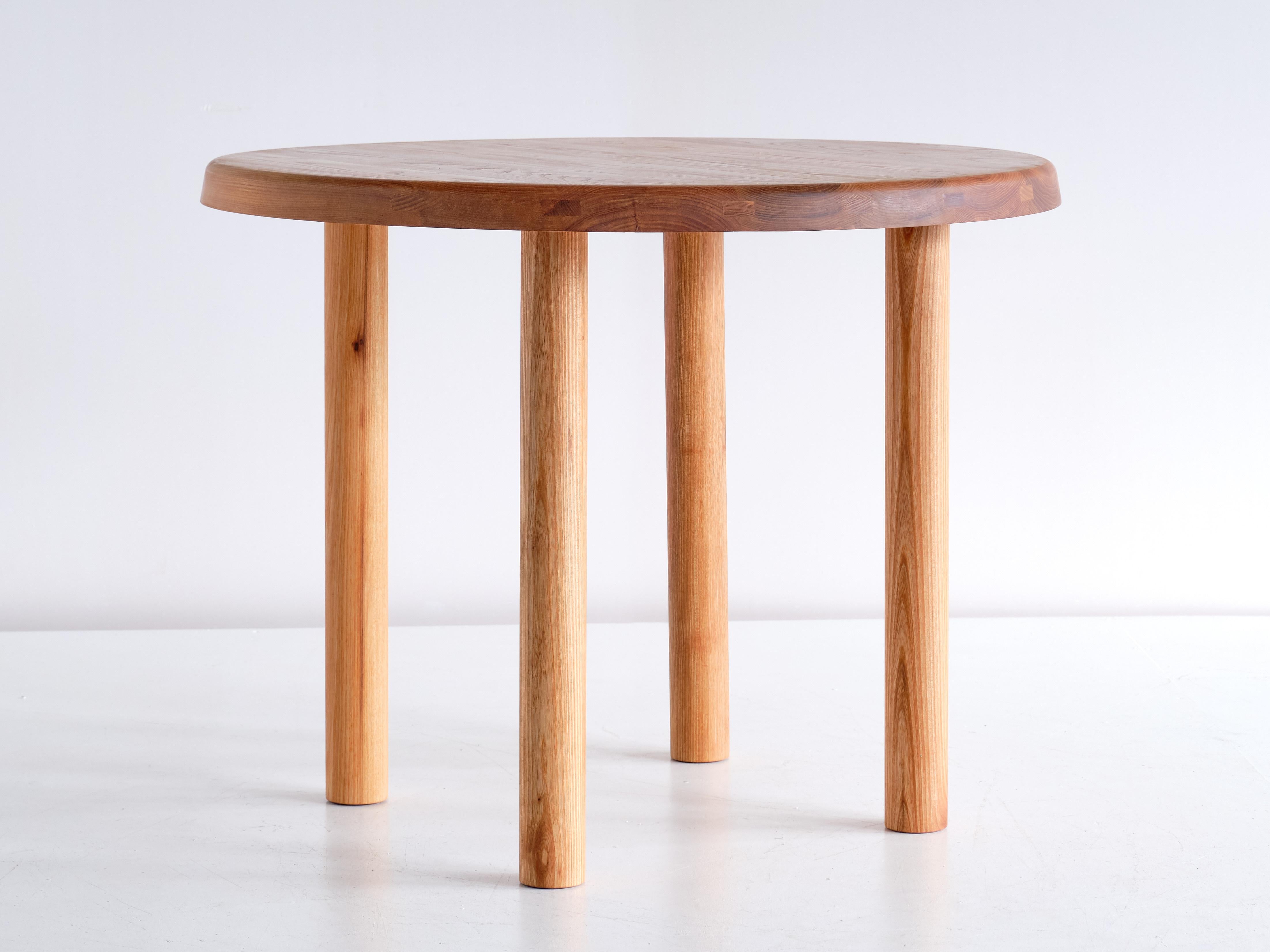 Mid-Century Modern Pierre Chapo T02 Dining Table in Solid Elm, Chapo Creation, France