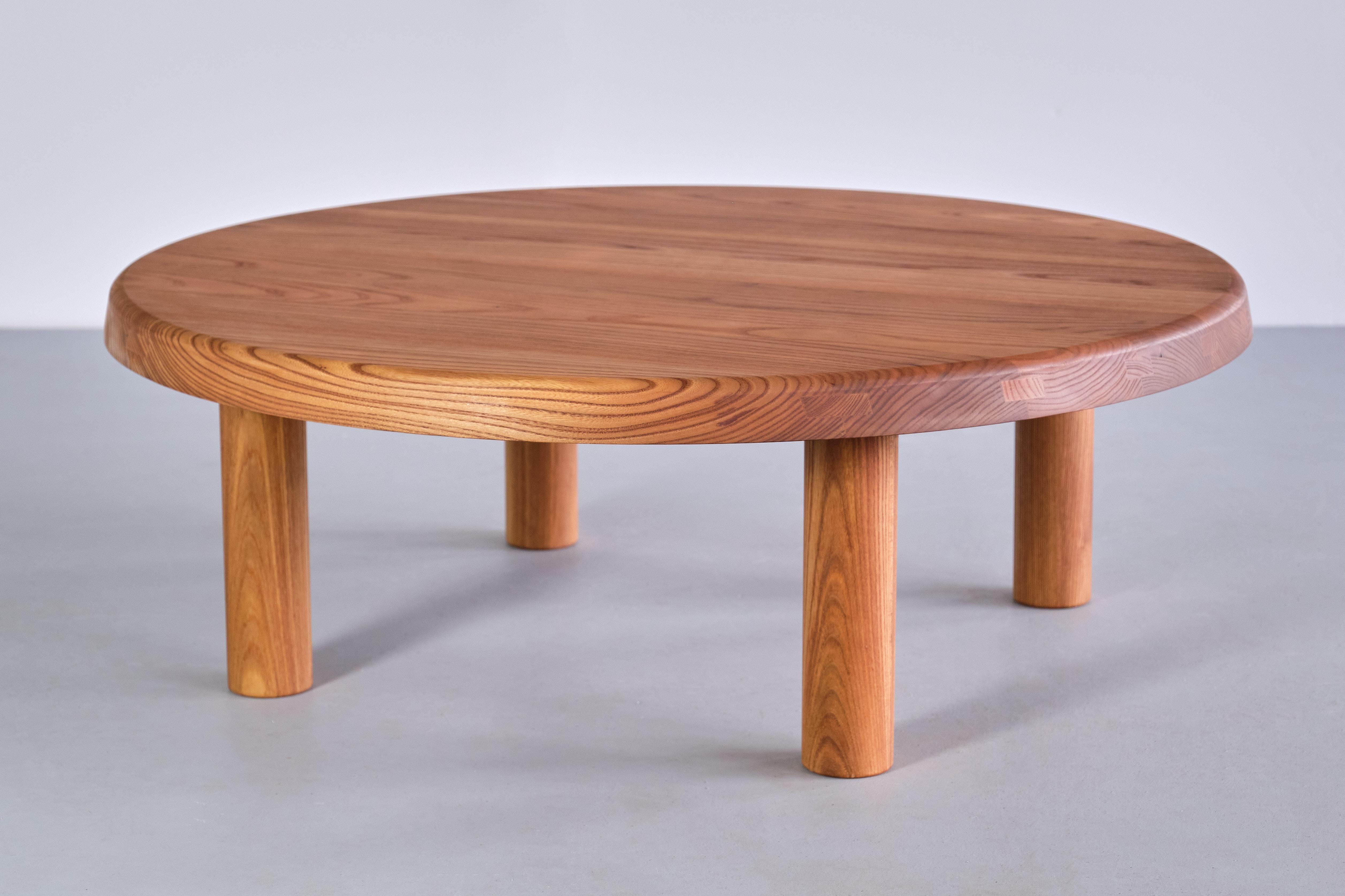 Pierre Chapo T02M Coffee Table in Solid Elm, Chapo Creation, France, 2023 For Sale 1