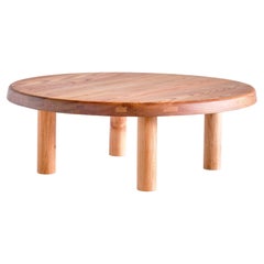 Pierre Chapo T02M Coffee Table in Solid Elm, Chapo Creation, France