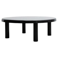 Pierre Chapo T02M Special Black Edition Round Coffee Table