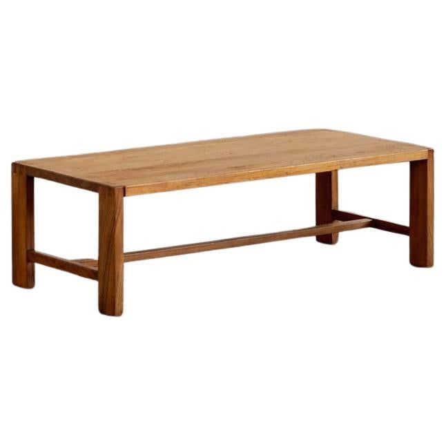 Pierre Chapo "T06" Cross-bar Coffee Table for Chapo Création, 1960 For Sale