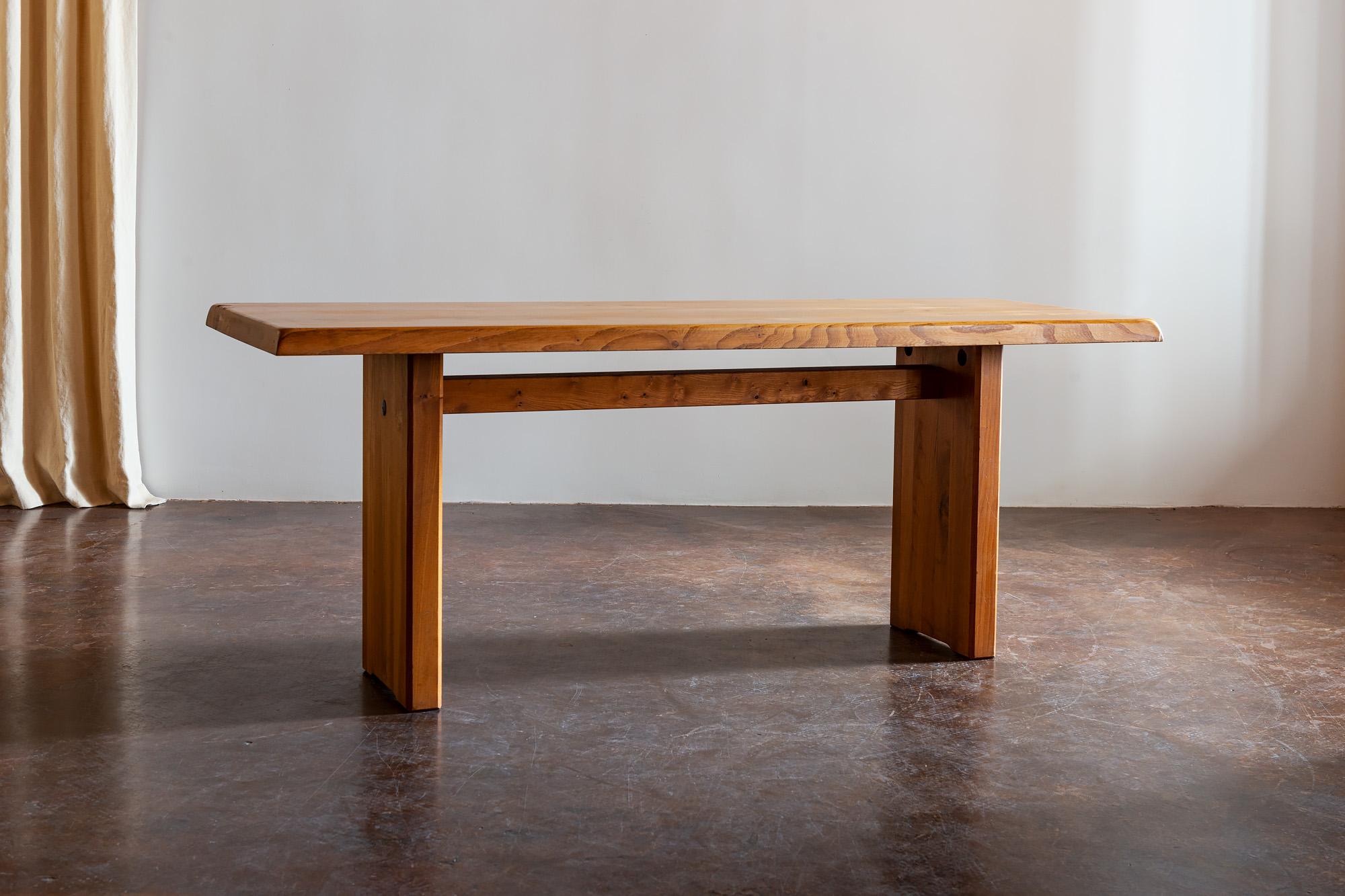 Late 20th Century Pierre Chapo T14 Dining Table, France, 1970s