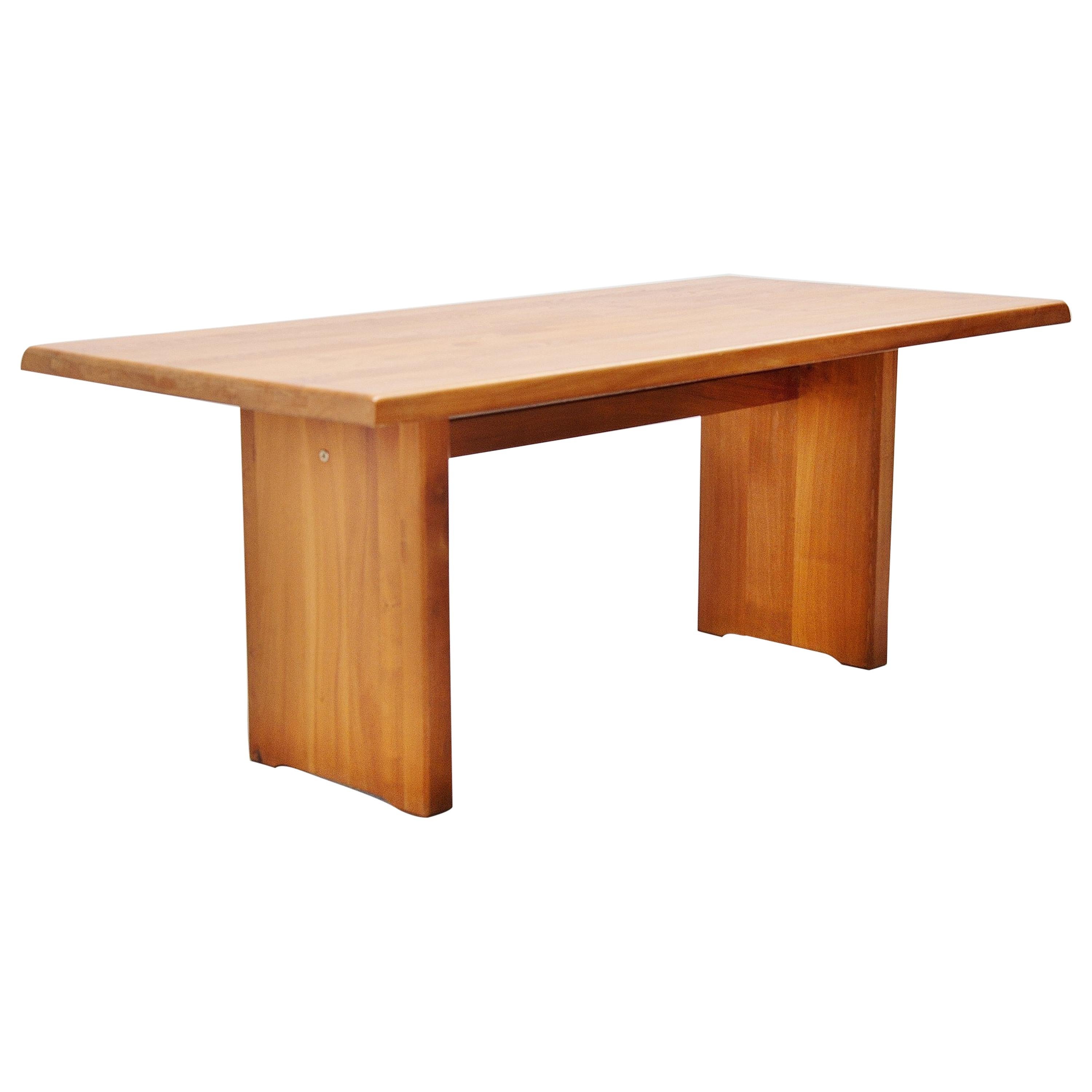 Pierre Chapo T14 Dining Table in Elm, France, 1963