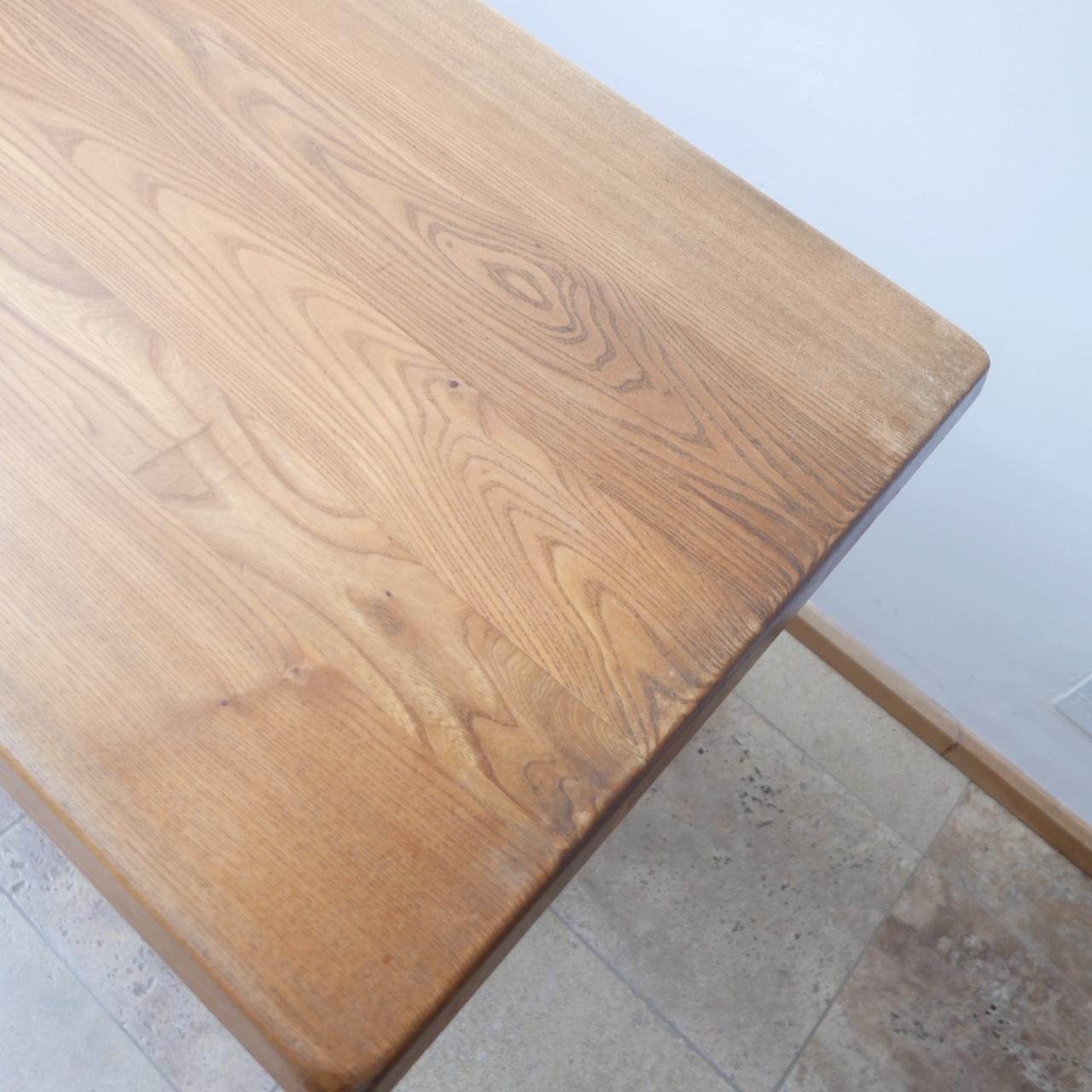 Pierre Chapo T14 Mid-Century French Elm Dining Table 3