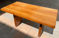 Pierre Chapo - T14a Table and Benches Set - circa 1970