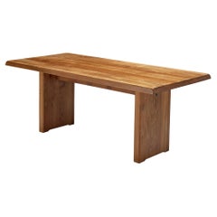 Pierre Chapo 'T14C' Table in Solid Elm
