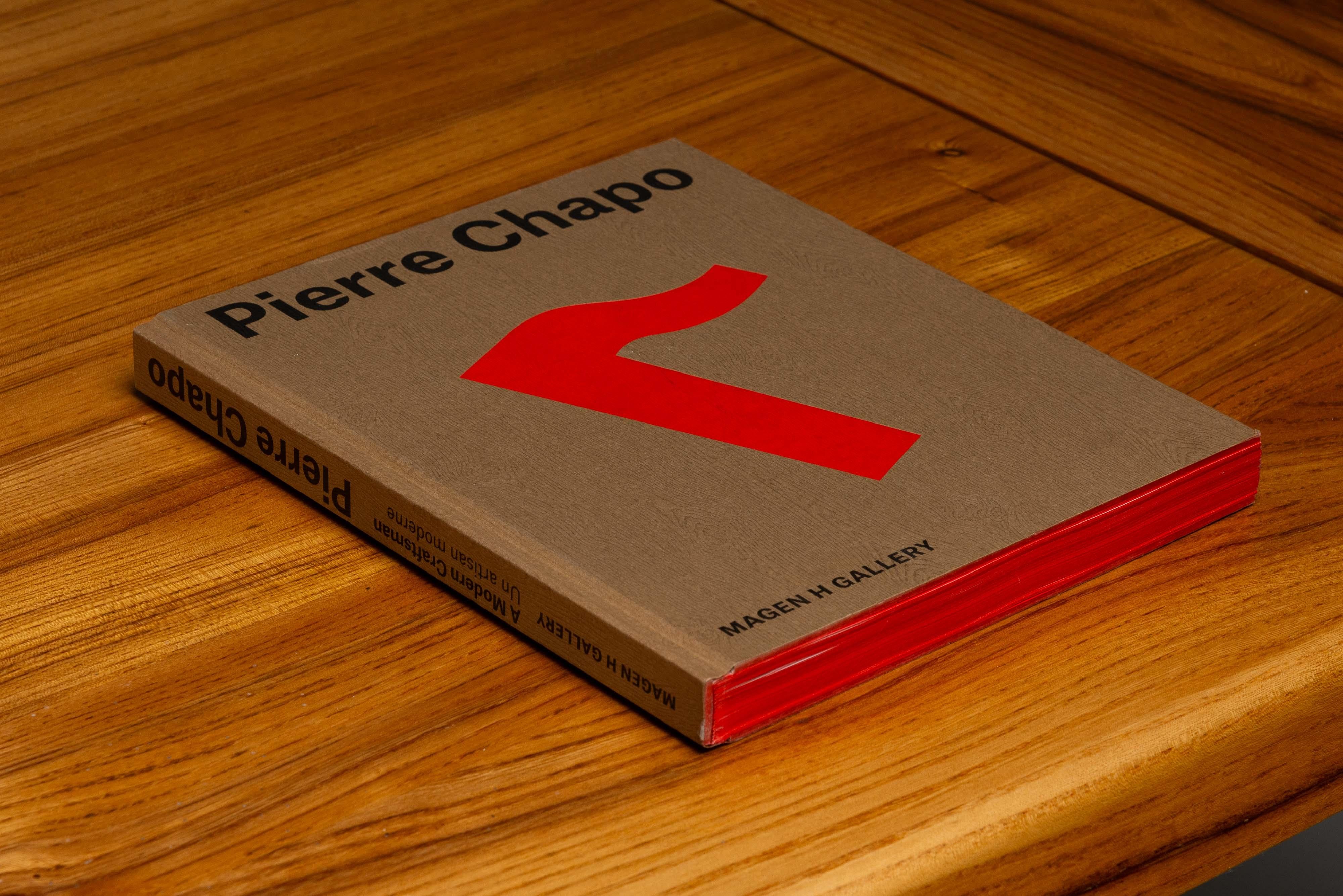 Table de salle à manger T14D en orme Pierre Chapo, France 1965 10