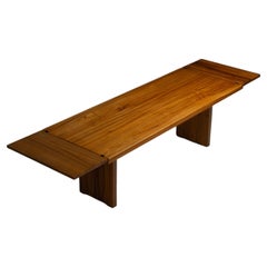 Pierre Chapo T14D dining table in elm France 1965