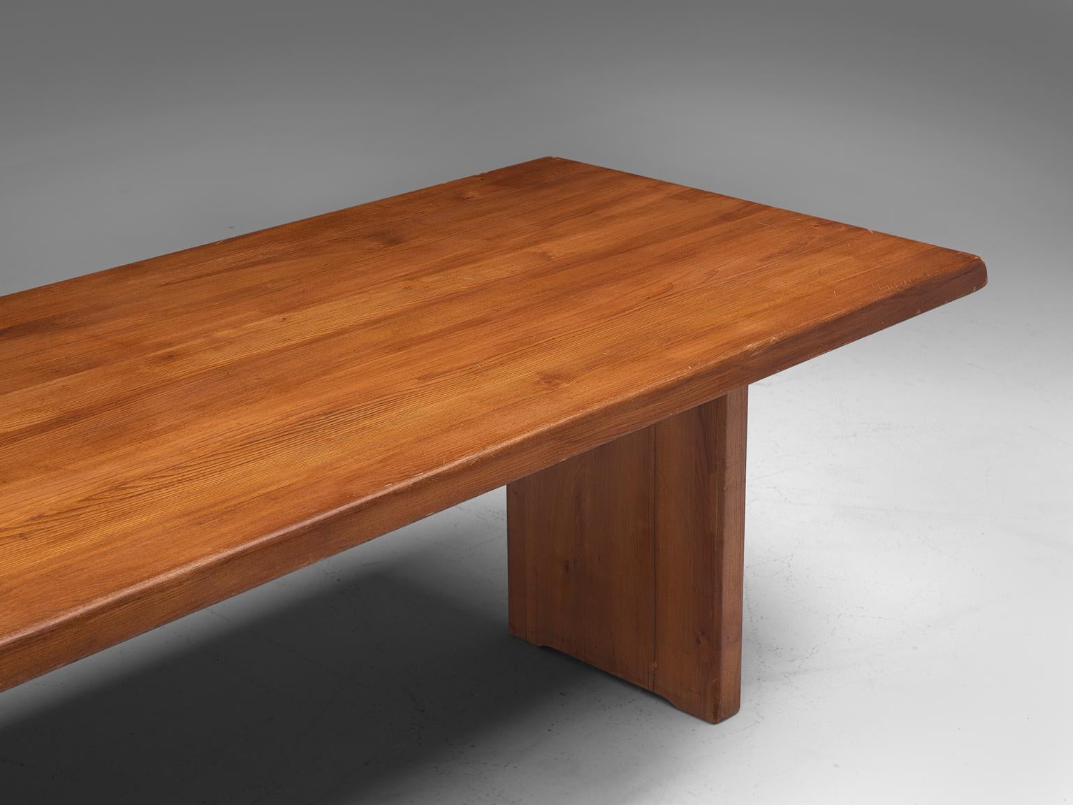 Pierre Chapo 'T14D' Table in Solid Elm 1
