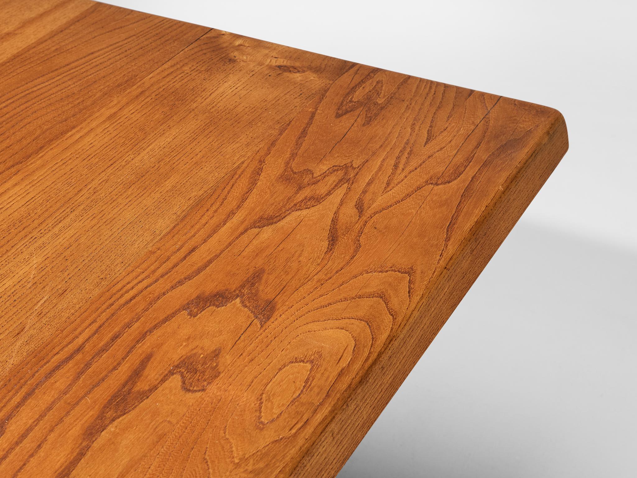 Pierre Chapo 'T14D' Table in Solid Elm  For Sale 1