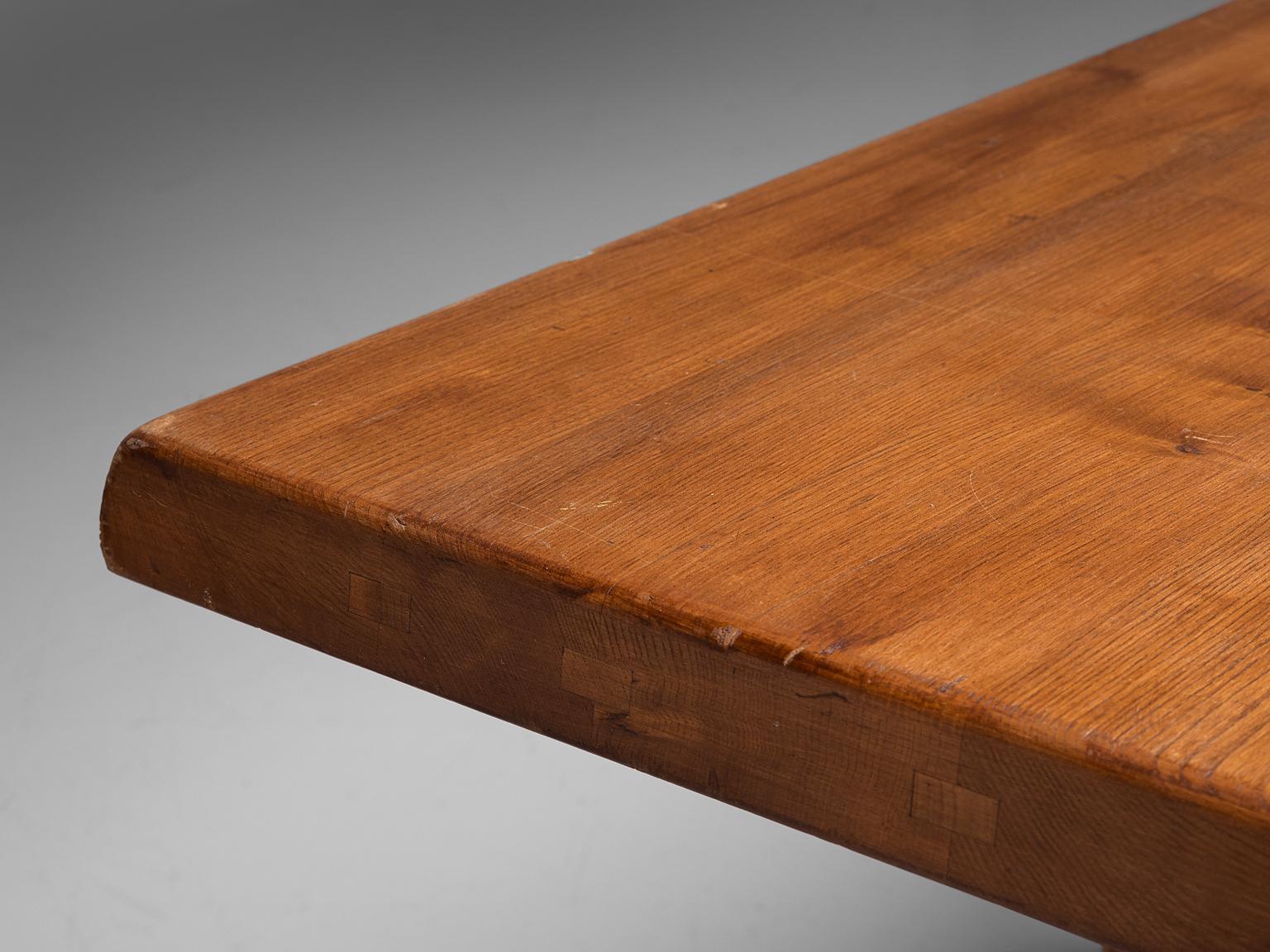 Pierre Chapo 'T14D' Table in Solid Elm 2