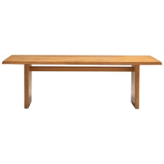 Pierre Chapo 'T14D' Table in Solid Oak