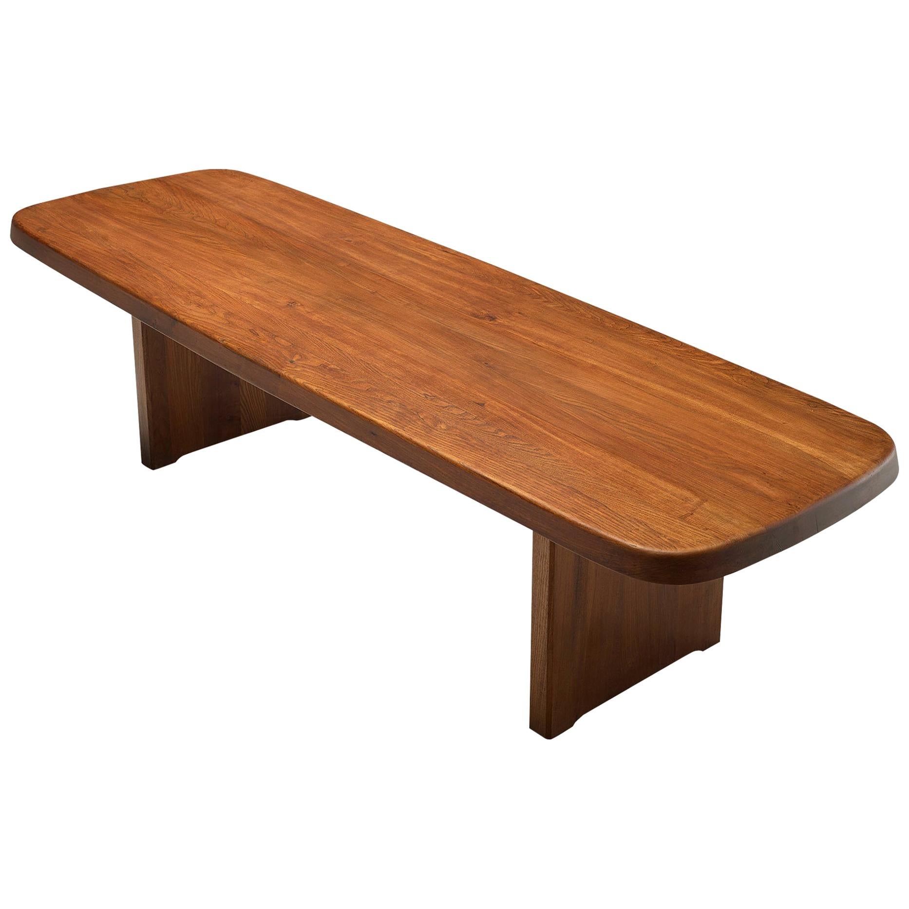 Pierre Chapo T20A Dining Table in Solid Elm