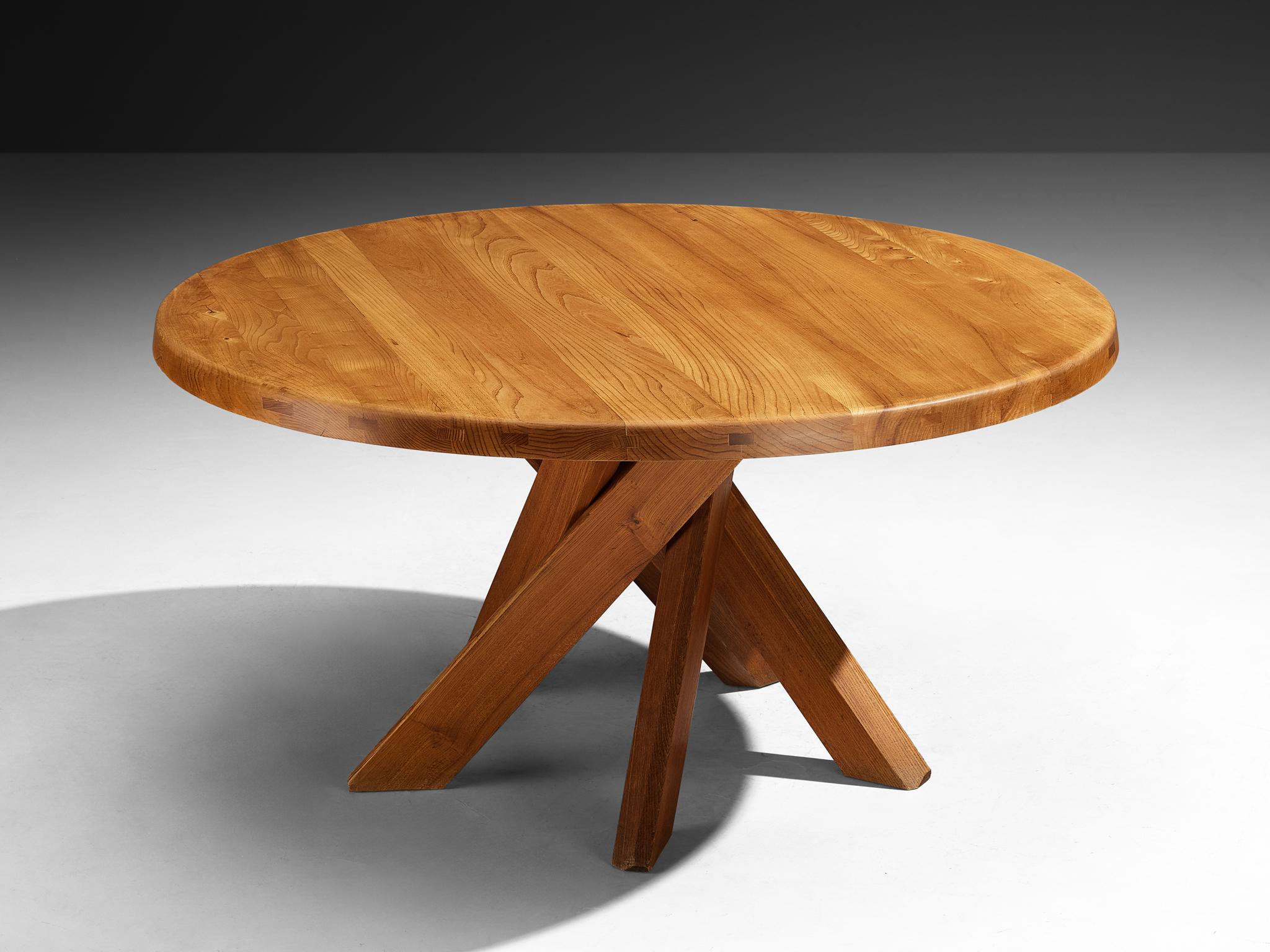 Pierre Chapo 'T21 D' Dining Table For Sale 2
