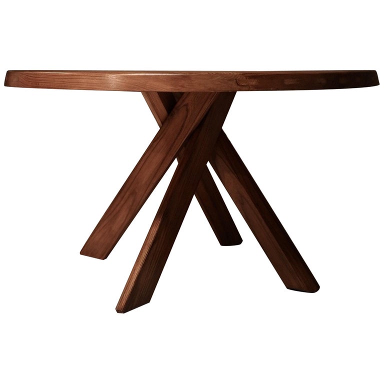 Pierre Chapo T21 dining table, 1960s, offered by Brendan Tadler