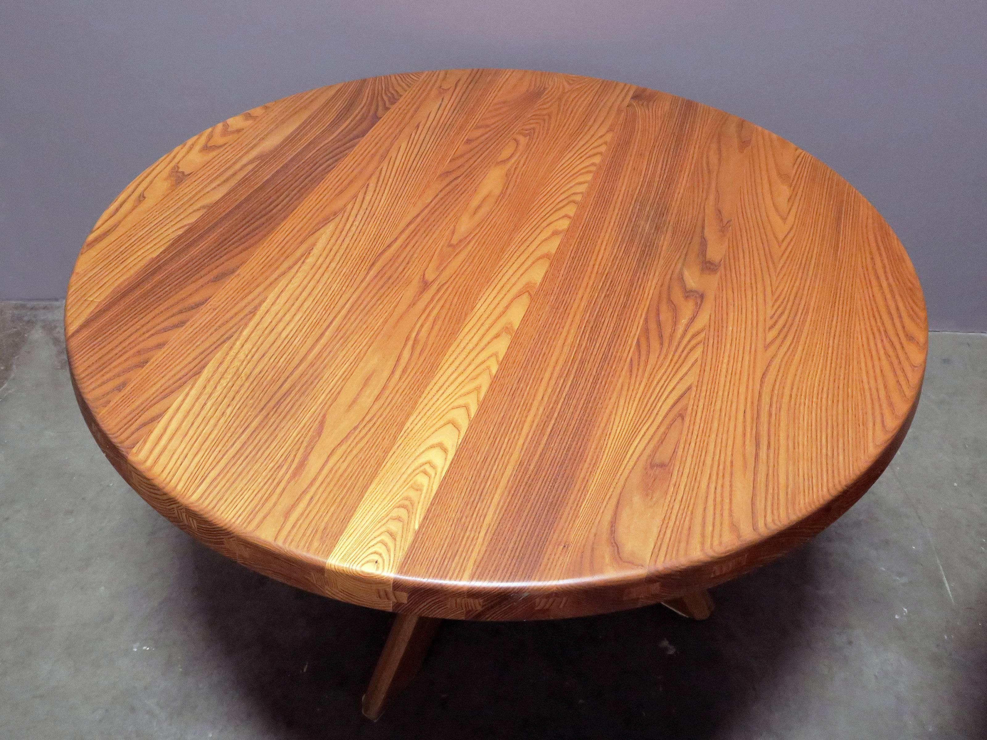 French Pierre Chapo T21 Dining Table