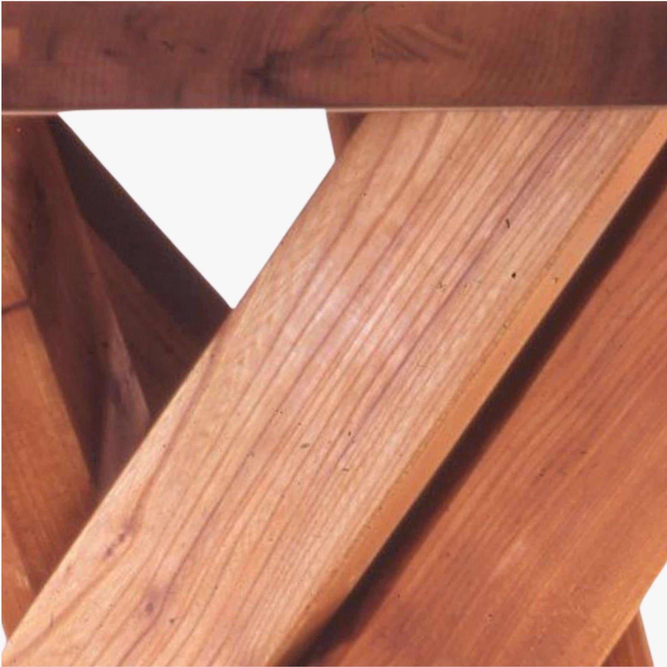 Fait main Table de salle à manger Pierre Chapo T21, fait à la main par Chapo Création, France en vente