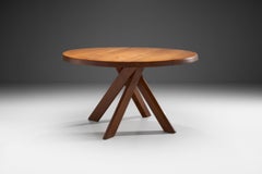 Table de salle à manger "T21C - Sfax" de Pierre Chapo, France, années 1960