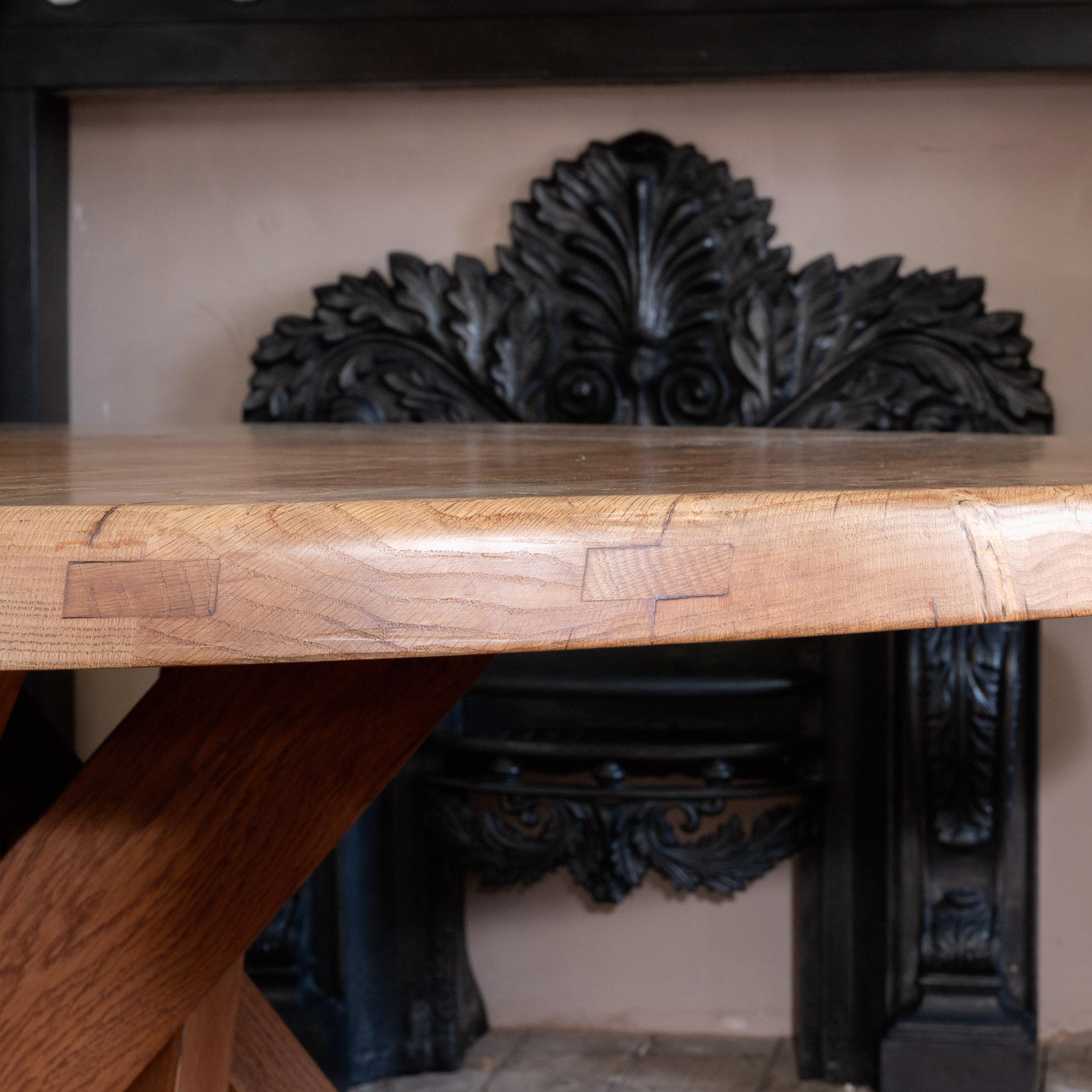 Pierre Chapo T21D Oak Dining Table en vente 3