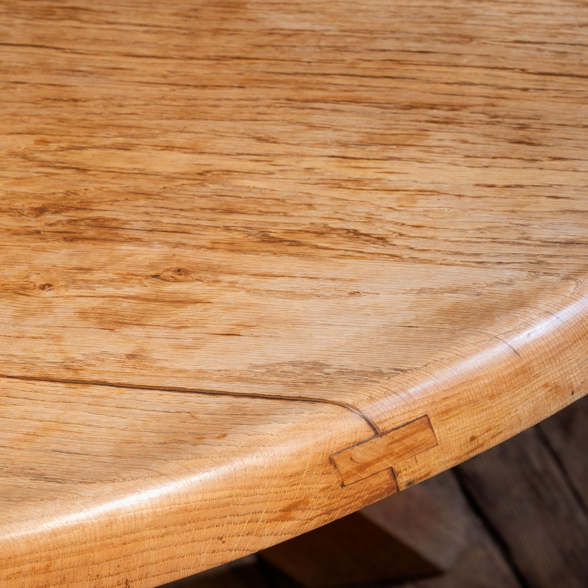 Moderne Pierre Chapo T21D Oak Dining Table en vente