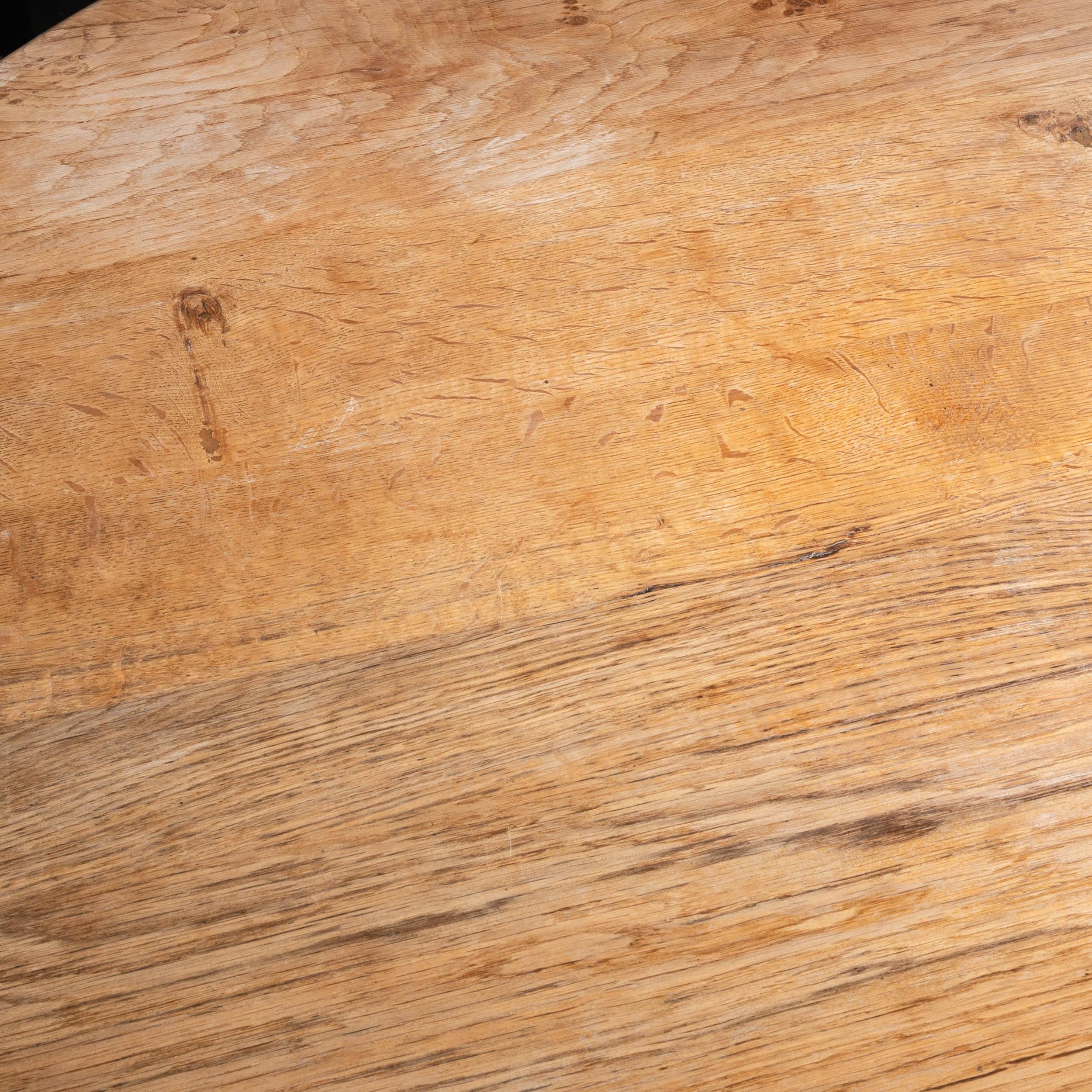 Français Pierre Chapo T21D Oak Dining Table en vente