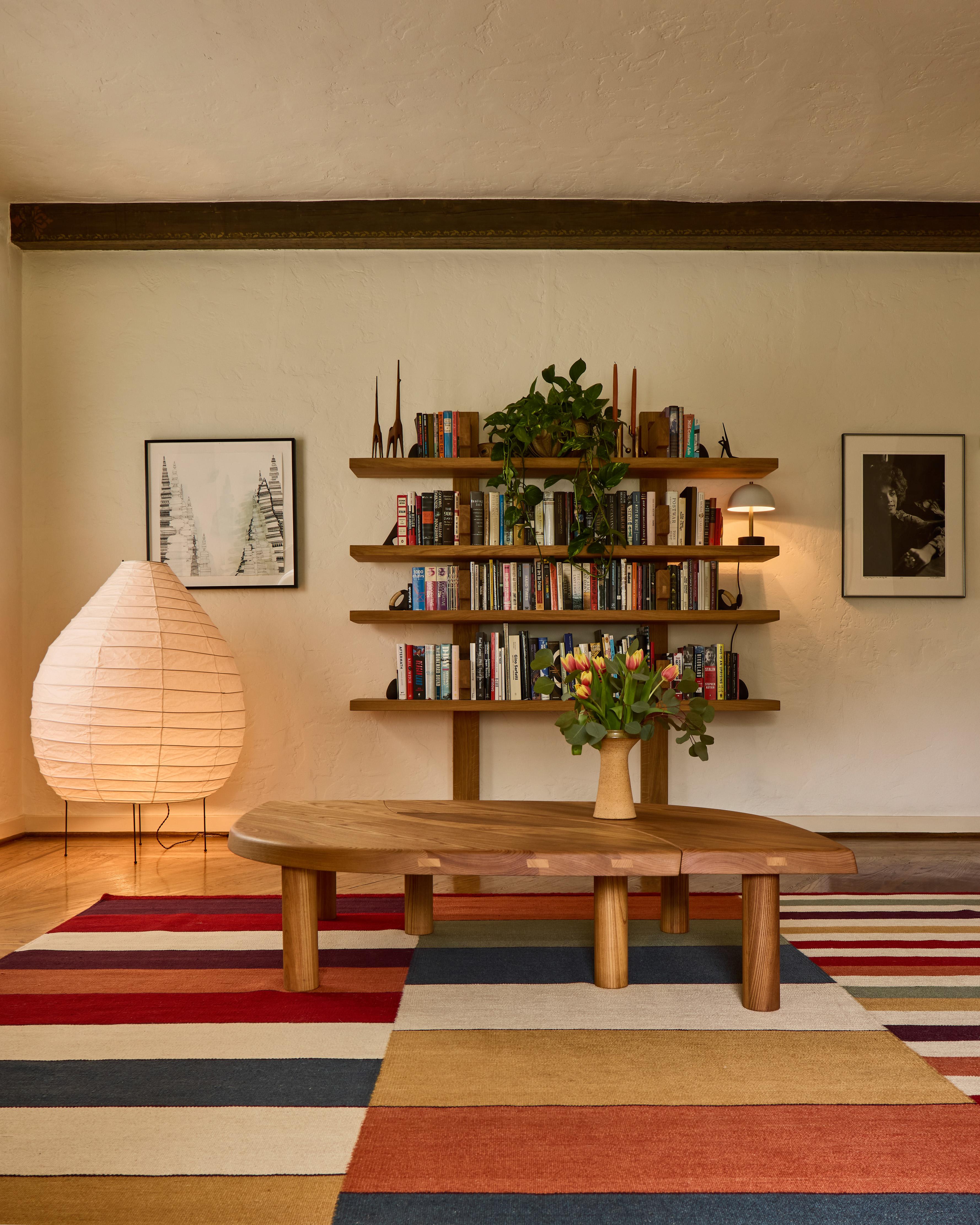 Pierre Chapo 'T22 Bow' Handcrafted Modular Low Table in Elm for Chapo Création.

Pierre Chapo was one of France’s most celebrated modern woodworkers and furniture designers. His sculptural and organic forms combine French modernist refinement with a