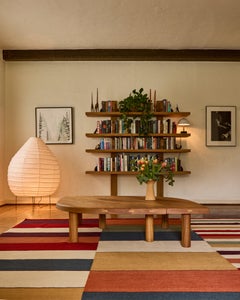 Pierre Chapo 'T22 Bow' Handcrafted Modular Low Table in Elm for Chapo Création