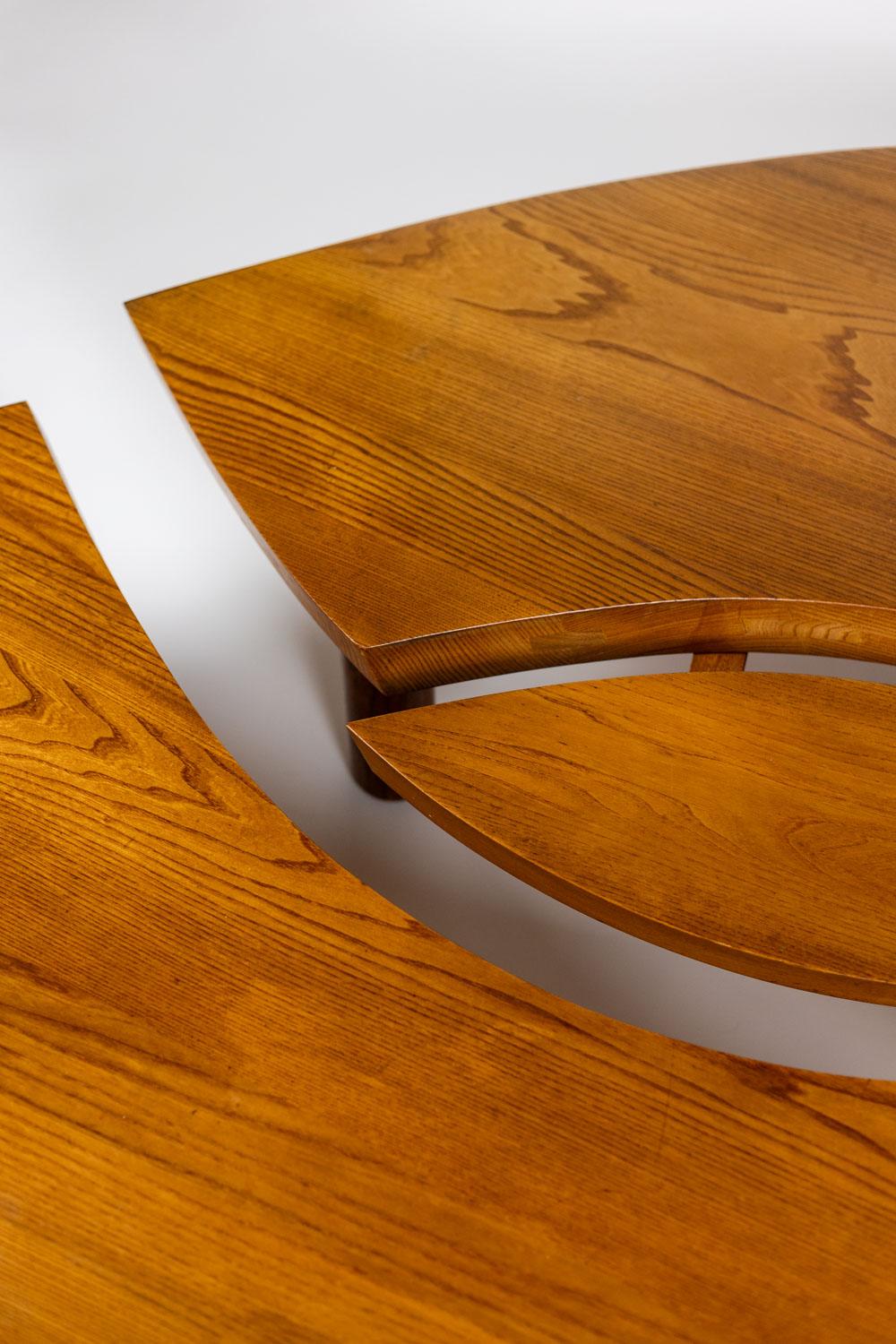 Pierre Chapo. Table basse modèle T22 C. Année 1972. en vente 7