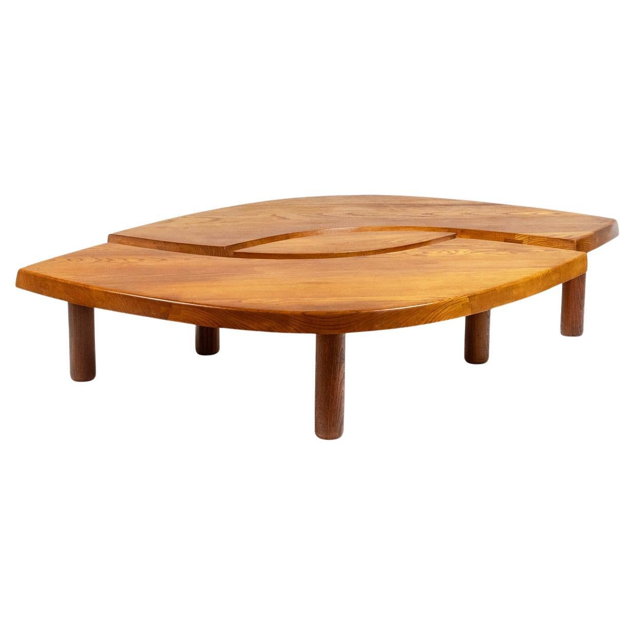 Pierre Chapo. “T22 C” model coffee table. Year 1972.