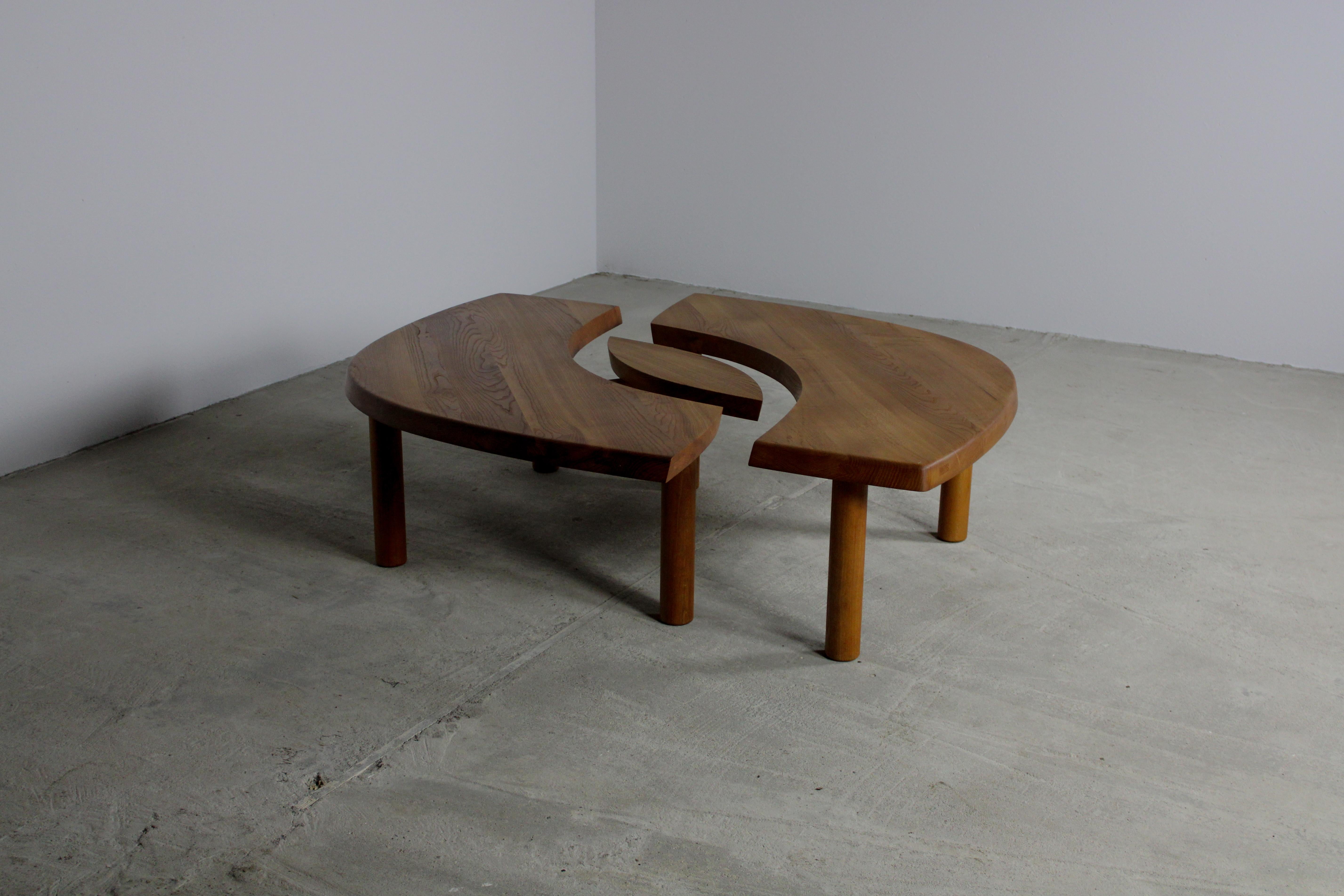 Late 20th Century Pierre Chapo T22 Coffee Table, France 1970s